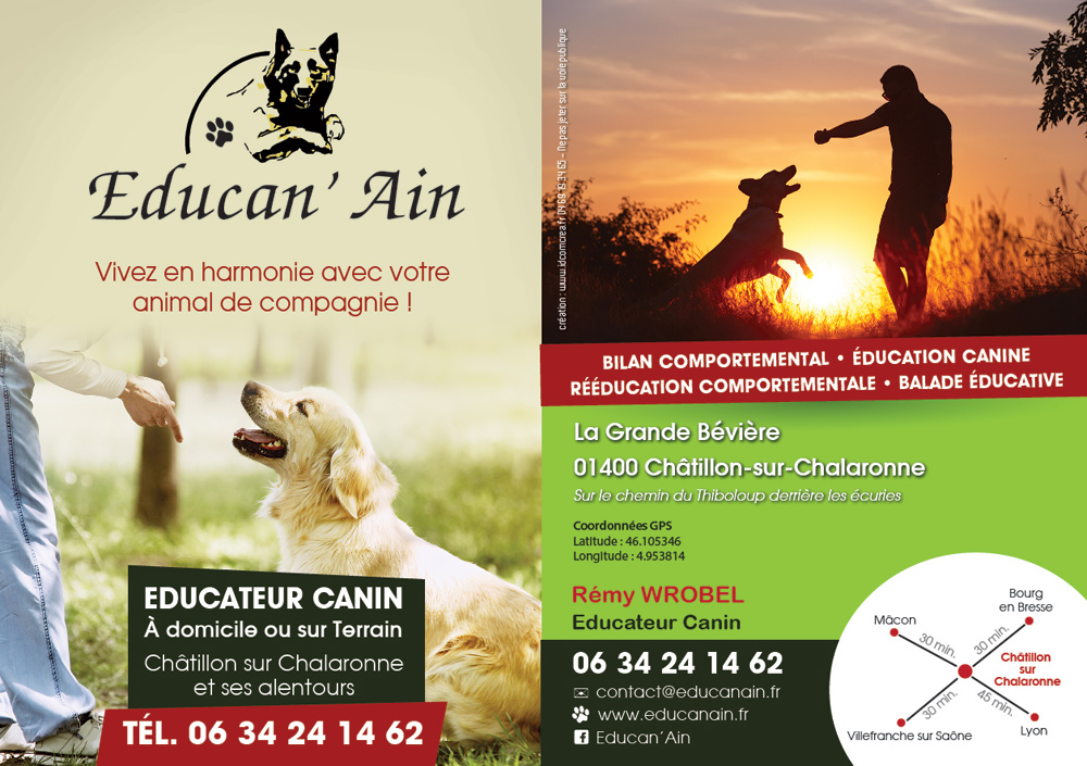 Educateur canin à Châtillon-sur-Chalaronne